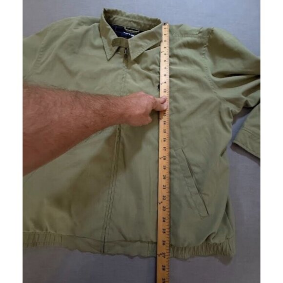 VTG‎ Polo Golf Ralph Lauren Jacket Adult Extra Large Beige Logo Full Zip Mens. - Picture 9 of 10